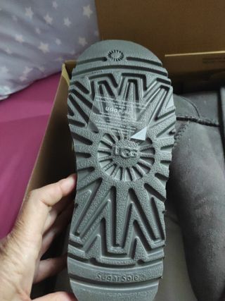 Botines UGG pelo grises nuevos