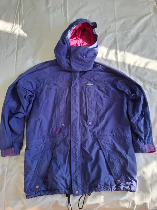 Patagonia vintage – Giacca impermeabile viola/rosa