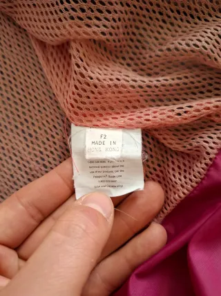 Patagonia vintage – Giacca impermeabile viola/rosa