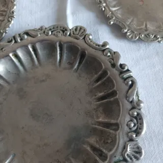 Set 6 +1 Sottobicchieri Vintage Metallo