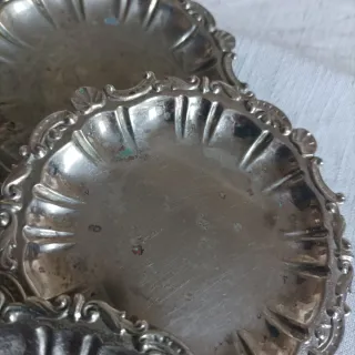 Set 6 +1 Sottobicchieri Vintage Metallo