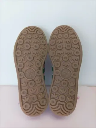 Adidas Gazelle Bold Talla 38 2/3 Rosa/Verde