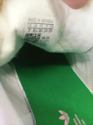 Adidas Gazelle Bold Talla 38 2/3 Rosa/Verde