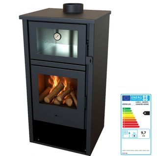 Estufa Leña Horno  Lux 9,7 kW Nueva CAST1024