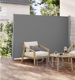 Tenda laterale in alluminio