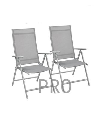 Set di 2 sedie da giardino