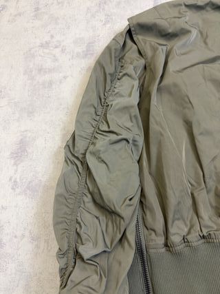 Bomber Zara Uomo Cachi Effetto Pelle Taglia M