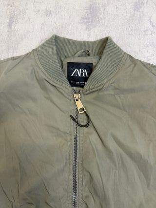 Bomber Zara Uomo Cachi Effetto Pelle Taglia M