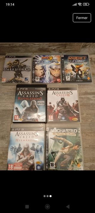 PlayStation 3 + 7 juegos + 2 mandos