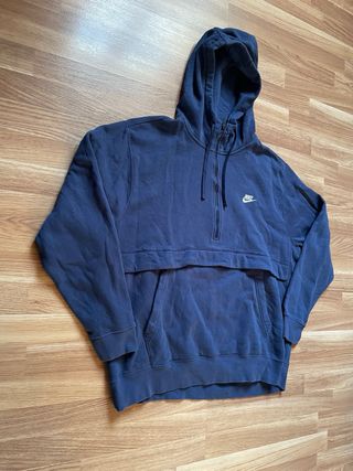 Sudadera Nike Half Zip Navy Blue Talla XXL