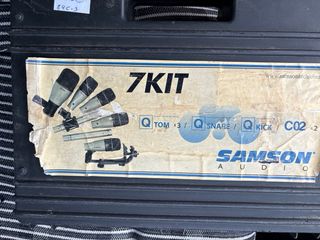 Juego de 5 micrófonos Samson DMC100 batería/percu