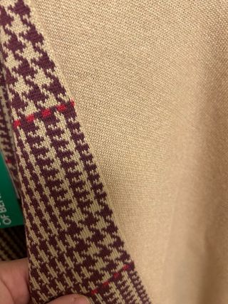 Capa Benetton Cachemira Reversible