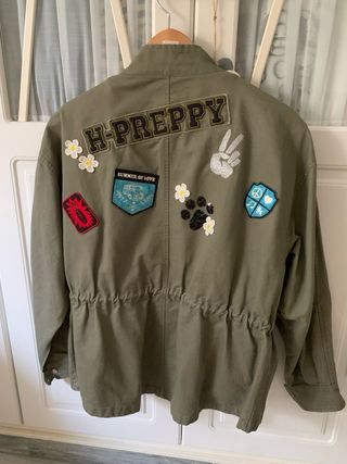 Chaqueta L. PREPPY Militar Talla S