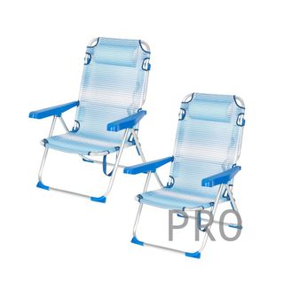 Pacchetto 2 sedie da spiaggia