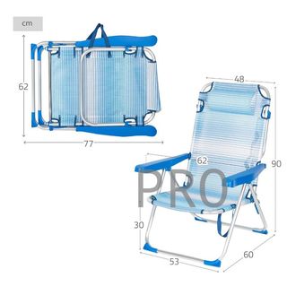Pacchetto 2 sedie da spiaggia