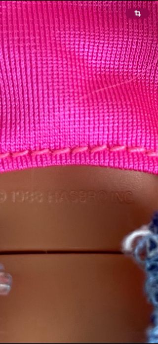 Muñeca Baby Mío con accesorios años 80