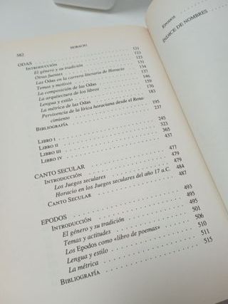 GREDOS: HORACIO - ODAS, EPODOS