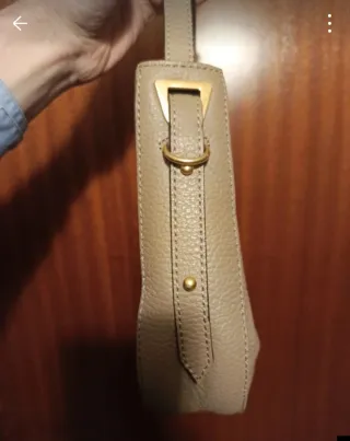 Borsa Coccinelle Pelle Beige Oro