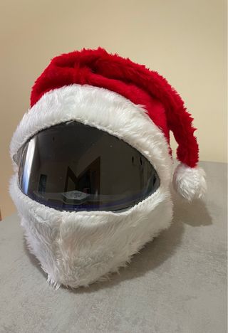 Cubrecasco Peluche Papá Noel funda