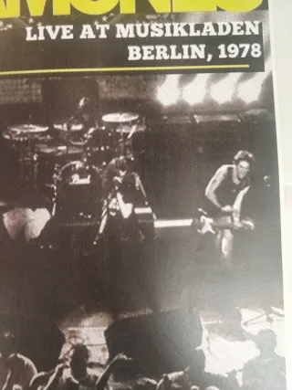 Cartel Ramones Live at Musikladen Berlin 1978