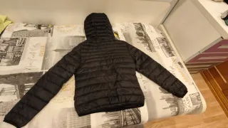 Cazadora acolchada negra hombre Talla XS