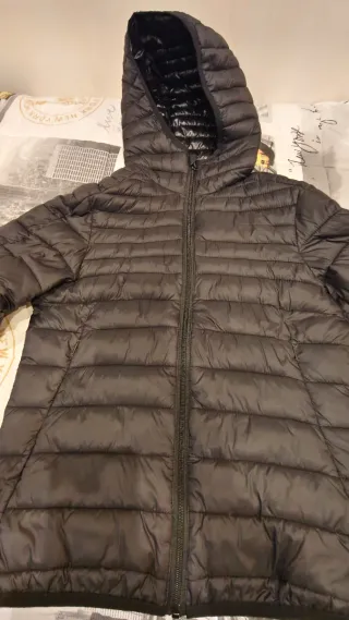 Cazadora acolchada negra hombre Talla XS