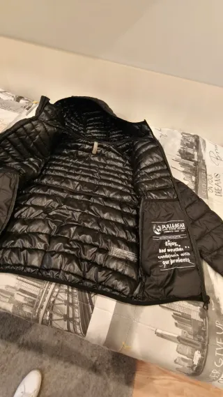 Cazadora acolchada negra hombre Talla XS