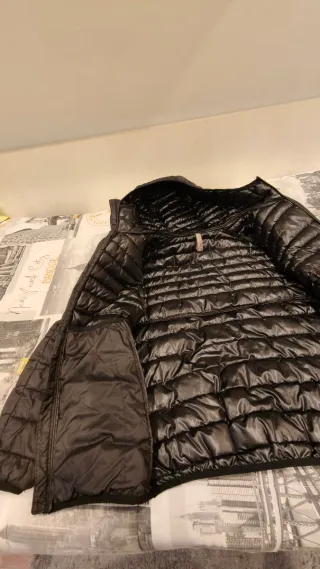 Cazadora acolchada negra hombre Talla XS