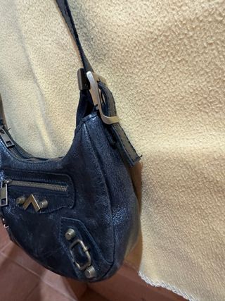 Bolso Caos Brand Negro Piel