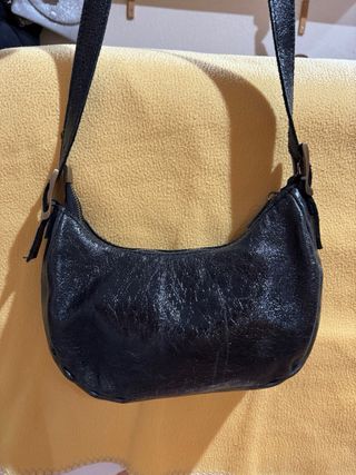 Bolso Caos Brand Negro Piel