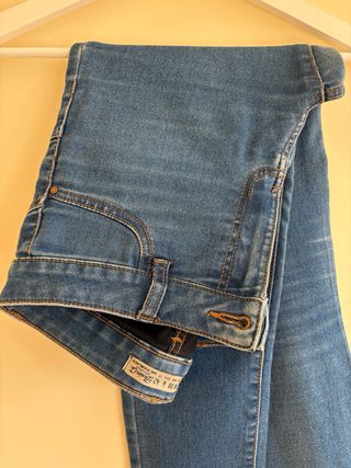 Vaqueros pitillo mujer azul oscuro