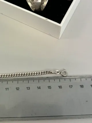 Collana catena argento per ciondoli