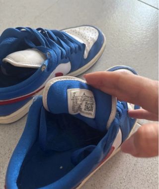 Zapatillas Jordan 1 Low Azul y Blanco