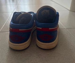 Zapatillas Jordan 1 Low Azul y Blanco