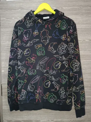 Sudadera Looney Tunes Negra