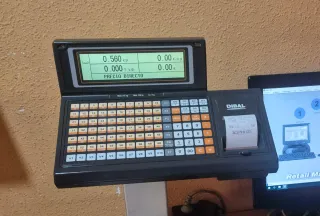 Báscula DIBAL con escáner y ticket GARANTIA