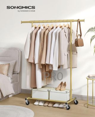 Burro ropa con ruedas