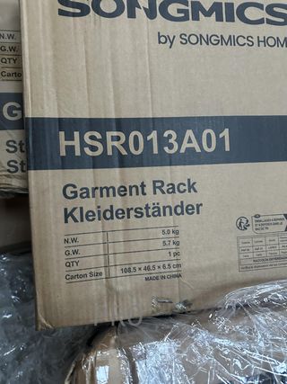 Burro ropa con ruedas