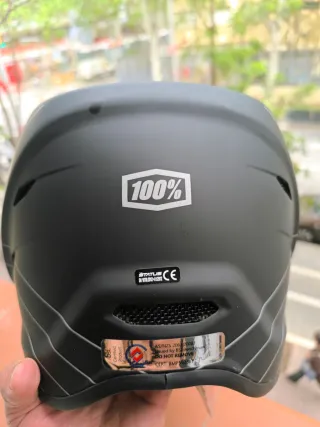 Casco Integral 100% Status Negro