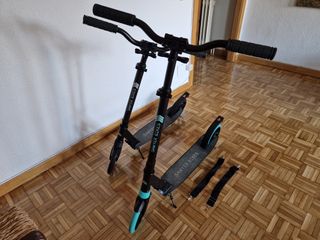 Patinete scooter ajustable con suspensión