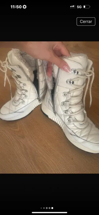 Botas de nieve Geox blancas