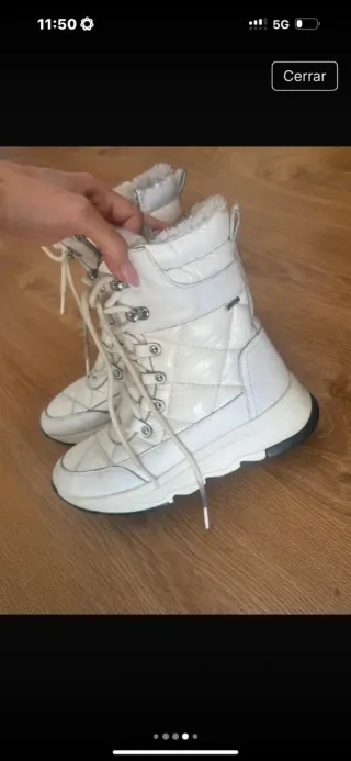 Botas de nieve Geox blancas