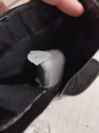 Botines de ante negros talla 39