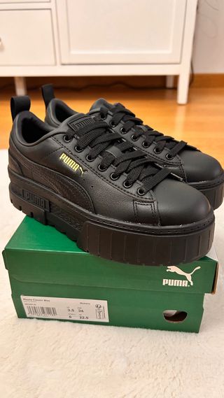 Zapatillas Puma Mujer Talla 36 Negras