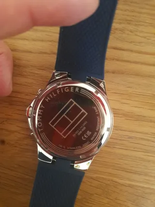 Reloj Tommy Hilfiger Azul y Plateado
