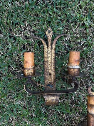 Apliques de pared hierro