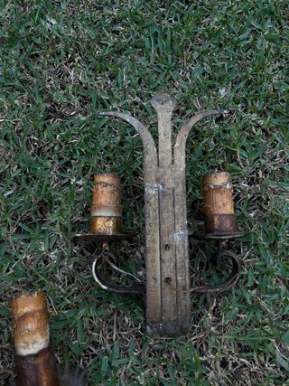 Apliques de pared hierro