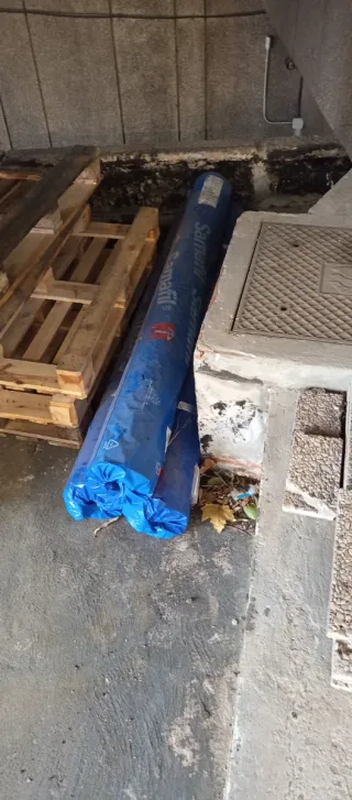 Tela asfáltica para impermeabilizar