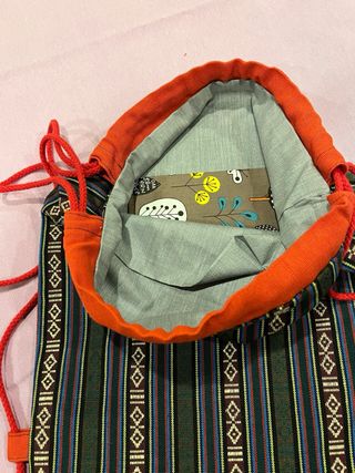 Mochila hecha a mano