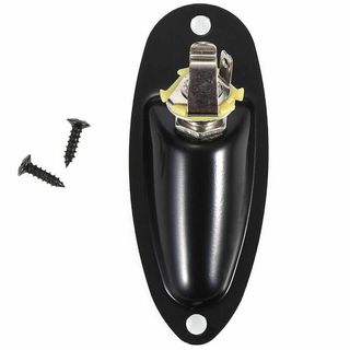 Placa Jack Guitarra Stratocaster Cromo